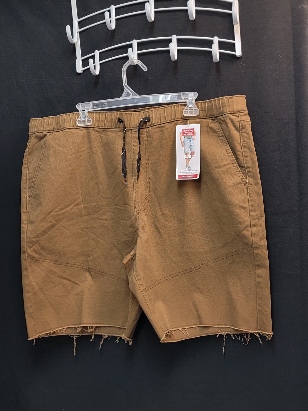 Men's Brown Drawstring Casual Shorts